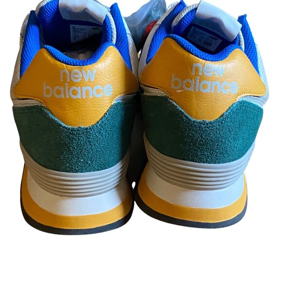 New Balance Mens ML574DVG Sneakers Size 13 Green Suede & Mesh - Picture 5 of 7